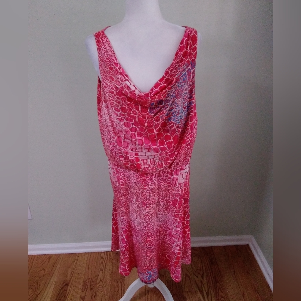 Jones New York Abstract Print Dress